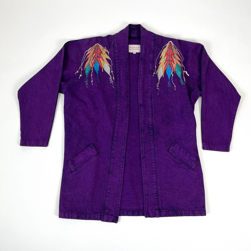 Sundance Purple Embroidered Jacket